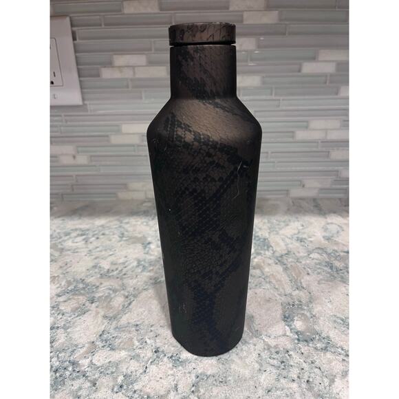 Corkcicle 16 Oz Canteen In Brown And Black Rattlesnake Pattern - Picture 4 of 6